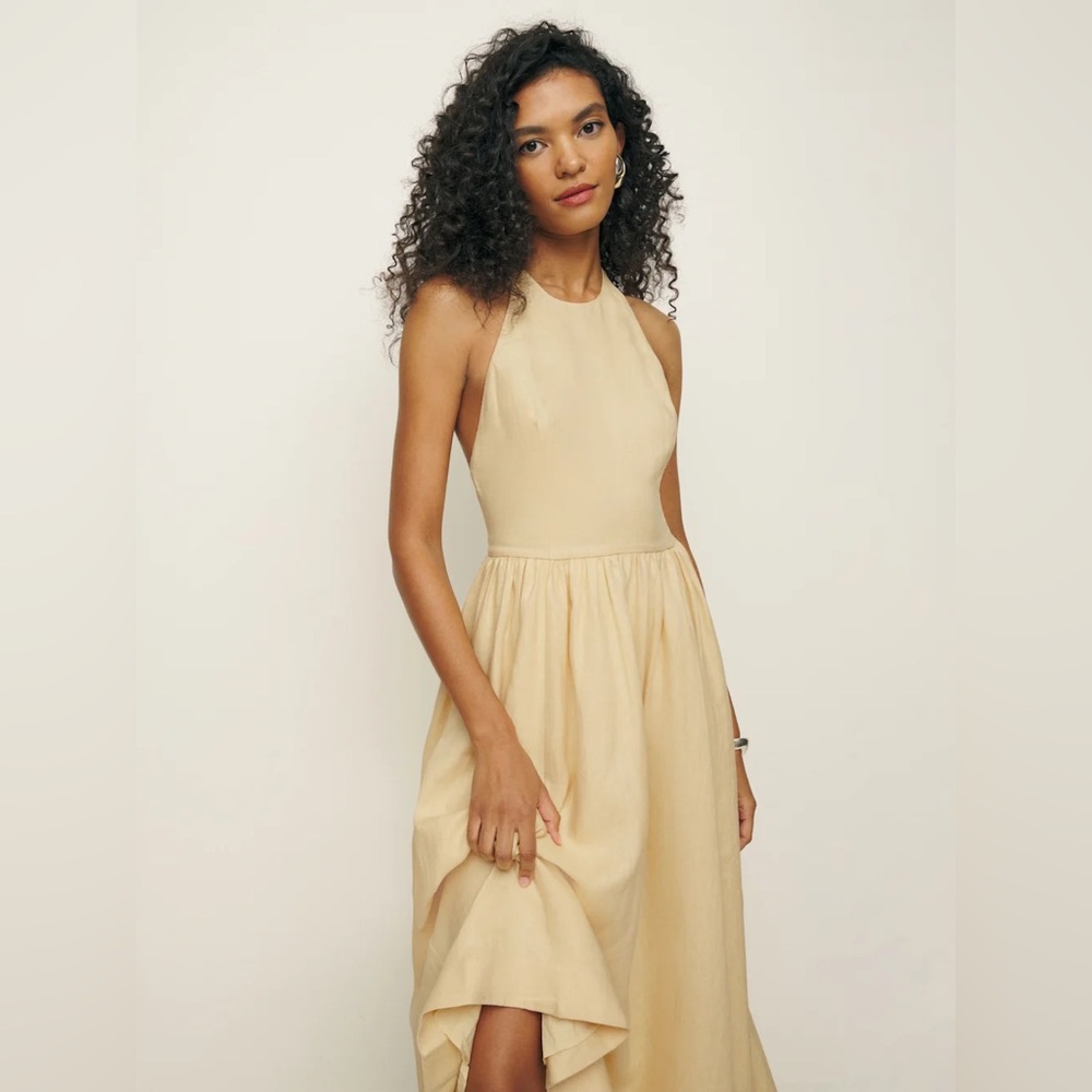 Reformation Percy Linen Dress